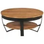 Mesa de centro de madera maciza de acacia 65x65x32 cm de vidaXL, Mesas de centro - Ref: Foro24-289616, Precio: 126,75 €, Desc...