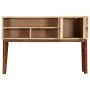 Mesa consola de madera maciza de mango rugosa 115x30x76 cm de vidaXL, Mesas auxiliares - Ref: Foro24-282746, Precio: 170,80 €...