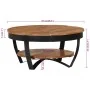 Mesa de centro de madera maciza de acacia 65x65x32 cm de vidaXL, Mesas de centro - Ref: Foro24-289616, Precio: 126,75 €, Desc...