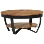Mesa de centro de madera maciza de acacia 65x65x32 cm de vidaXL, Mesas de centro - Ref: Foro24-289616, Precio: 126,75 €, Desc...