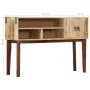 Mesa consola de madera maciza de mango rugosa 115x30x76 cm de vidaXL, Mesas auxiliares - Ref: Foro24-282746, Precio: 170,80 €...