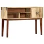 Mesa consola de madera maciza de mango rugosa 115x30x76 cm de vidaXL, Mesas auxiliares - Ref: Foro24-282746, Precio: 170,80 €...