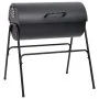 Parrilla barril 2 rejillas de cocción negro acero 80x95x90 cm de vidaXL, Barbacoas - Ref: Foro24-313635, Precio: 127,81 €, De...