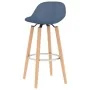 Taburetes de cocina 2 unidades tela azul de vidaXL, Taburetes de cocina - Ref: Foro24-289381, Precio: 120,87 €, Descuento: %