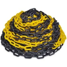 Cadena de Advertencia Amarilla y Negra 30m de vidaXL, Señales de seguridad - Ref: Foro24-141817, Precio: 33,14 €, Descuento: %