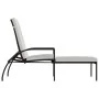 Tumbona con reposapiés ratán sintético marrón de vidaXL, Tumbonas - Ref: Foro24-317628, Precio: 91,61 €, Descuento: %