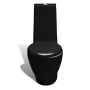 Black ceramic toilet and bidet set by vidaXL, Baths and bidets - Ref: Foro24-270060, Price: 422,17 €, Discount: %