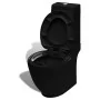 Black ceramic toilet and bidet set by vidaXL, Baths and bidets - Ref: Foro24-270060, Price: 422,17 €, Discount: %