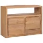 Aparador de madera maciza de teca 80x30x60 cm de vidaXL, Aparadores - Ref: Foro24-282847, Precio: 196,21 €, Descuento: %