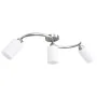 Lámpara de techo pantallas cerámica cono blanco 3 bombillas E14 de vidaXL, Apliques de techo - Ref: Foro24-289232, Precio: 30...