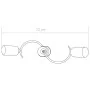 Lámpara de techo pantallas cerámica cono blanco 3 bombillas E14 de vidaXL, Apliques de techo - Ref: Foro24-289232, Precio: 30...