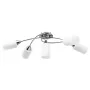 Lámpara de techo pantallas cerámica cono blanco 5 bombillas E14 de vidaXL, Apliques de techo - Ref: Foro24-289238, Precio: 52...