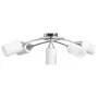 Lámpara de techo pantallas cerámica cono blanco 5 bombillas E14 de vidaXL, Apliques de techo - Ref: Foro24-289238, Precio: 52...