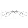 Lámpara de techo pantallas cerámica cono blanco 5 bombillas E14 de vidaXL, Apliques de techo - Ref: Foro24-289238, Precio: 52...