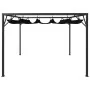 Cenador de jardín con tejado retráctil gris antracita 3x3 m de vidaXL, Carpas y cenadores - Ref: Foro24-47954, Precio: 264,30...