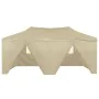 Professional folding tent with 4 cream-colored steel walls 3x6m by vidaXL, Tents and gazebos - Ref: Foro24-48866, Price: 231,...