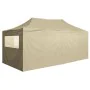 Professional folding tent with 4 cream-colored steel walls 3x6m by vidaXL, Tents and gazebos - Ref: Foro24-48866, Price: 231,...
