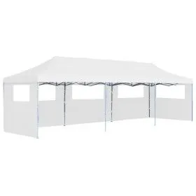 Carpa de fiestas pop-up plegable con 5 paredes blanco 3x9 m de vidaXL, Carpas y cenadores - Ref: Foro24-48873, Precio: 368,32...