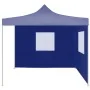 Carpa plegable profesional con 2 paredes acero azul 2x2 m de vidaXL, Carpas y cenadores - Ref: Foro24-48878, Precio: 92,86 €,...