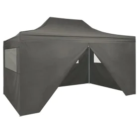 Carpa plegable profesional 4 paredes acero gris antracita 3x4 m de vidaXL, Carpas y cenadores - Ref: Foro24-48897, Precio: 18...