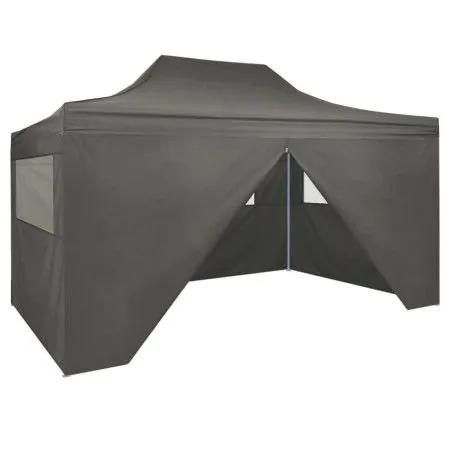 Carpa plegable profesional 4 paredes acero gris antracita 3x4 m de vidaXL, Carpas y cenadores - Ref: Foro24-48897, Precio: 18...