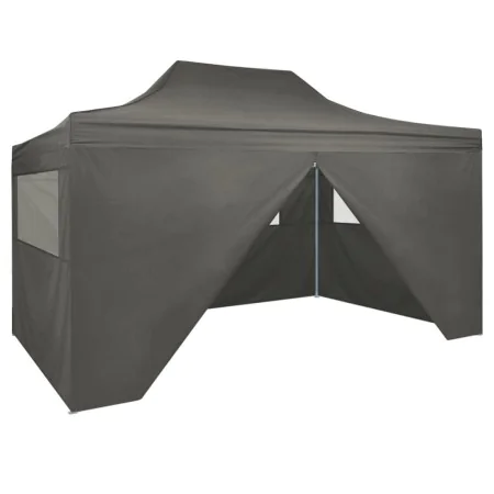Professionelles Faltzelt 4 Wände anthrazitgrauer Stahl 3x4 m von vidaXL, Zelte und Pavillons - Ref: Foro24-48897, Preis: 183,...