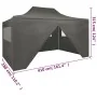 Carpa plegable profesional 4 paredes acero gris antracita 3x4 m de vidaXL, Carpas y cenadores - Ref: Foro24-48897, Precio: 18...