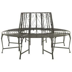Banco para árbol de jardín acero 160 cm de vidaXL, Bancos de jardín - Ref: Foro24-313033, Precio: 238,84 €, Descuento: %