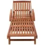 Tumbona con cojín madera maciza de acacia de vidaXL, Tumbonas - Ref: Foro24-42595, Precio: 233,30 €, Descuento: %
