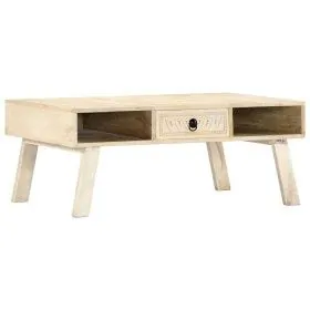 Mesa de centro de madera maciza de mango 100x60x40 cm de vidaXL, Mesas de centro - Ref: Foro24-282868, Precio: 146,58 €, Desc...