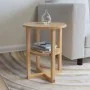 Mesa auxiliar de madera maciza de roble 40x50 cm de vidaXL, Mesas auxiliares - Ref: Foro24-247044, Precio: 101,26 €, Descuent...