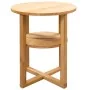 Mesa auxiliar de madera maciza de roble 40x50 cm de vidaXL, Mesas auxiliares - Ref: Foro24-247044, Precio: 101,26 €, Descuent...