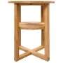 Mesa auxiliar de madera maciza de roble 40x50 cm de vidaXL, Mesas auxiliares - Ref: Foro24-247044, Precio: 101,26 €, Descuent...
