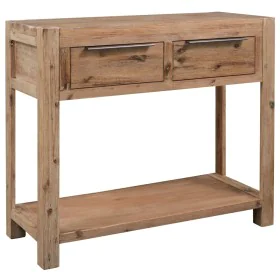 Mesa consola de madera maciza de acacia 82x33x73 cm by vidaXL, Side tables - Ref: Foro24-245684, Price: 132,29 €, Discount: %