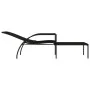 Liege mit Fußstütze 2 Einheiten braunes synthetisches Rattan von vidaXL, Liegen - Ref: Foro24-317631, Preis: 180,48 €, Rabatt: %