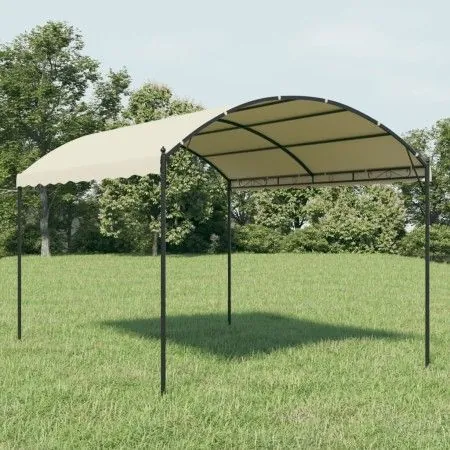 Cenador de tela color crema de vidaXL, Carpas y cenadores - Ref: Foro24-48029, Precio: 232,01 €, Descuento: %