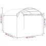 Cenador de tela color crema de vidaXL, Carpas y cenadores - Ref: Foro24-48029, Precio: 232,01 €, Descuento: %