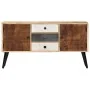 Aparador de madera maciza de mango 118x30x62 cm de vidaXL, Aparadores - Ref: Foro24-282877, Precio: 266,01 €, Descuento: %