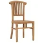 Silla de jardín 2 unidades madera maciza de teca de vidaXL, Sillas de jardín - Ref: Foro24-49433, Precio: 252,21 €, Descuento: %