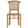 Silla de jardín 2 unidades madera maciza de teca de vidaXL, Sillas de jardín - Ref: Foro24-49433, Precio: 252,21 €, Descuento: %