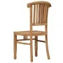Silla de jardín 2 unidades madera maciza de teca de vidaXL, Sillas de jardín - Ref: Foro24-49433, Precio: 252,21 €, Descuento: %