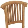 Silla de jardín 2 unidades madera maciza de teca de vidaXL, Sillas de jardín - Ref: Foro24-49433, Precio: 252,21 €, Descuento: %
