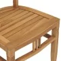 Silla de jardín 2 unidades madera maciza de teca de vidaXL, Sillas de jardín - Ref: Foro24-49433, Precio: 252,21 €, Descuento: %