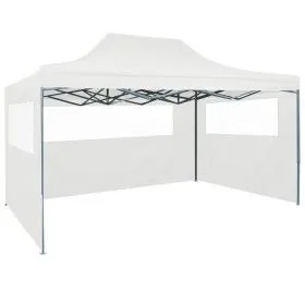 Carpa plegable profesional con 3 paredes acero blanco 3x4 m de vidaXL, Carpas y cenadores - Ref: Foro24-48899, Precio: 154,71...
