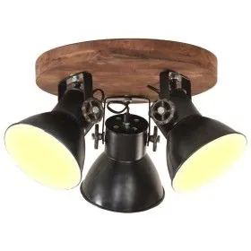 Schwarze industrielle Deckenleuchte 25 W 42x27 cm E27 von vidaXL, Lampen - Ref: Foro24-320515, Preis: 92,72 €, Rabatt: %