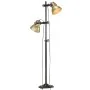 Lámpara de pie 2 pantallas de latón hierro fundido E27 de vidaXL, Lámparas - Ref: Foro24-320584, Precio: 119,04 €, Descuento: %