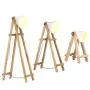 Lámpara de pie 3 piezas madera maciza de mango blanco E27 de vidaXL, Lámparas - Ref: Foro24-320594, Precio: 209,31 €, Descuen...
