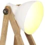Lámpara de pie 3 piezas madera maciza de mango blanco E27 de vidaXL, Lámparas - Ref: Foro24-320594, Precio: 209,31 €, Descuen...