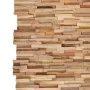 3D-Wandverkleidungsplatten 10 Stück Teakholz 1,08 m² von vidaXL, Wandverkleidung - Ref: Foro24-326178, Preis: 77,86 €, Rabatt: %