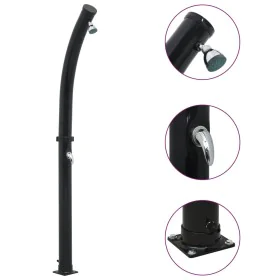 Ducha solar negra 214 cm 20 L de vidaXL, Accesorios para piscinas y spa - Ref: Foro24-92311, Precio: 154,67 €, Descuento: %